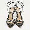 Black Patent Leather Kim Ankle Strap Sandals thumbnail 6