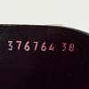 Pink/Black Ostrich Leg and Leather Flat Slides thumbnail 6
