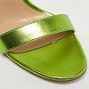 Metallic Green Leather Portofino Ankle Strap Sandals thumbnail 2