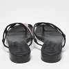 Metallic Pink Suede Beach Flat Slides thumbnail 1