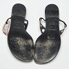 Metallic Pink Suede Beach Flat Slides thumbnail 3