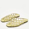 Jimmy Choo Green Leather Sai Flat Slide Size 40.5 thumbnail 7