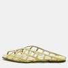 Jimmy Choo Green Leather Sai Flat Slide Size 40.5 thumbnail 8