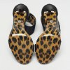 Black Satin Crystal Embellish Ankle Strap Sandals thumbnail 8