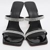 Silver/Black Glitter Slide Sandals thumbnail 3