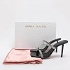 Silver/Black Glitter Slide Sandals thumbnail 9