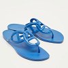 Egerie Blue Rubber Thong Sandals thumbnail 4