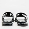 Lylia Vara Black Jelly Flat Slides thumbnail 3