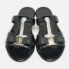 Lylia Vara Black Jelly Flat Slides thumbnail 5