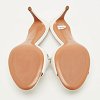 Oeillets White Leather Slide Sandals thumbnail 9