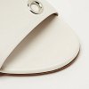 Oeillets White Leather Slide Sandals thumbnail 3