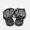 Miller Black Patent Leather Thong Flats thumbnail 4