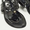 Miller Black Patent Leather Thong Flats thumbnail 5