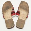 Amore Two Tone Leather Flat Slides thumbnail 7