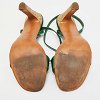 Green Patent Leather Ankle Wrap Sandals thumbnail 7
