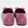 Vara Purple Leather Ballet Flats thumbnail 2