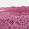 Vara Purple Leather Ballet Flats thumbnail 6