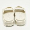 GG Beige Rubber Platform Slide Sandals thumbnail 7