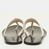 Studded White Leather Thong Flats thumbnail 3