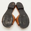 Dune Bois Tan Leather Flat Slide Sandals thumbnail 7