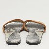 Dway Multicolor Canvas Embroidered Flat Slide thumbnail 6