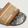 Dway Multicolor Canvas Embroidered Flat Slide thumbnail 7