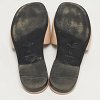 Leather Logo Cut-out Flat Slide thumbnail 6