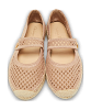 Caro Pink Knit Fabric Espadrille Flats thumbnail 0