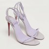 So Me Purple Patent Leather Ankle Strap Sandals thumbnail 5