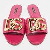 Purple Patent Leather Flat Slides thumbnail 3