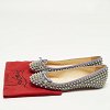 Jane Spike Grey Patent Leather Ballet Flats thumbnail 10