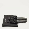 Tribute Black Leather Flat Slides thumbnail 8