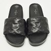 Black Monogram Leather Jumbo Platform Sandals thumbnail 3