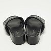 Black Monogram Leather Jumbo Platform Sandals thumbnail 5