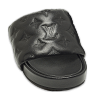 Black Monogram Leather Jumbo Platform Sandals thumbnail 8