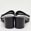 View Black Patent Leather Slide Sandals thumbnail 6
