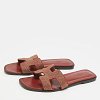 Oran Burgundy Texture Suede Flat Slide thumbnail 9