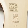 Burgundy Monogram Embossed Leather Flat Slide Sandals thumbnail 9
