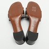 Dway Logo Embroidered Blue/Beige Fabric Slide Sandals thumbnail 11