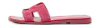 Oran Pink Suede Flat Slide thumbnail 2