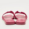 Oran Pink Suede Flat Slide thumbnail 7