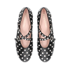 NICOLE LEATHER CRYSTALS BALLERINAS thumbnail 2