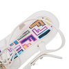 White Jelly Logo Charm Sunny Thong Flat Sandals thumbnail 6