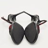 Black/Red Leopard Print Calf Hair Ankle Strap Sandals thumbnail 8