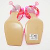 Neon Pink PVC and Patent Leather French Bow Square Sandals thumbnail 7
