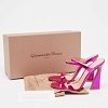 Aura Pink Patent Leather Slide Sandals Size 36 thumbnail 8