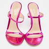 Aura Pink Patent Leather Slide Sandals Size 36 thumbnail 2