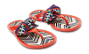 Orange Jelly Bow Thong Flat Sandals thumbnail 0