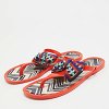 Orange Jelly Bow Thong Flat Sandals thumbnail 7