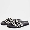 Black/White Fur FF Flat Slides thumbnail 2